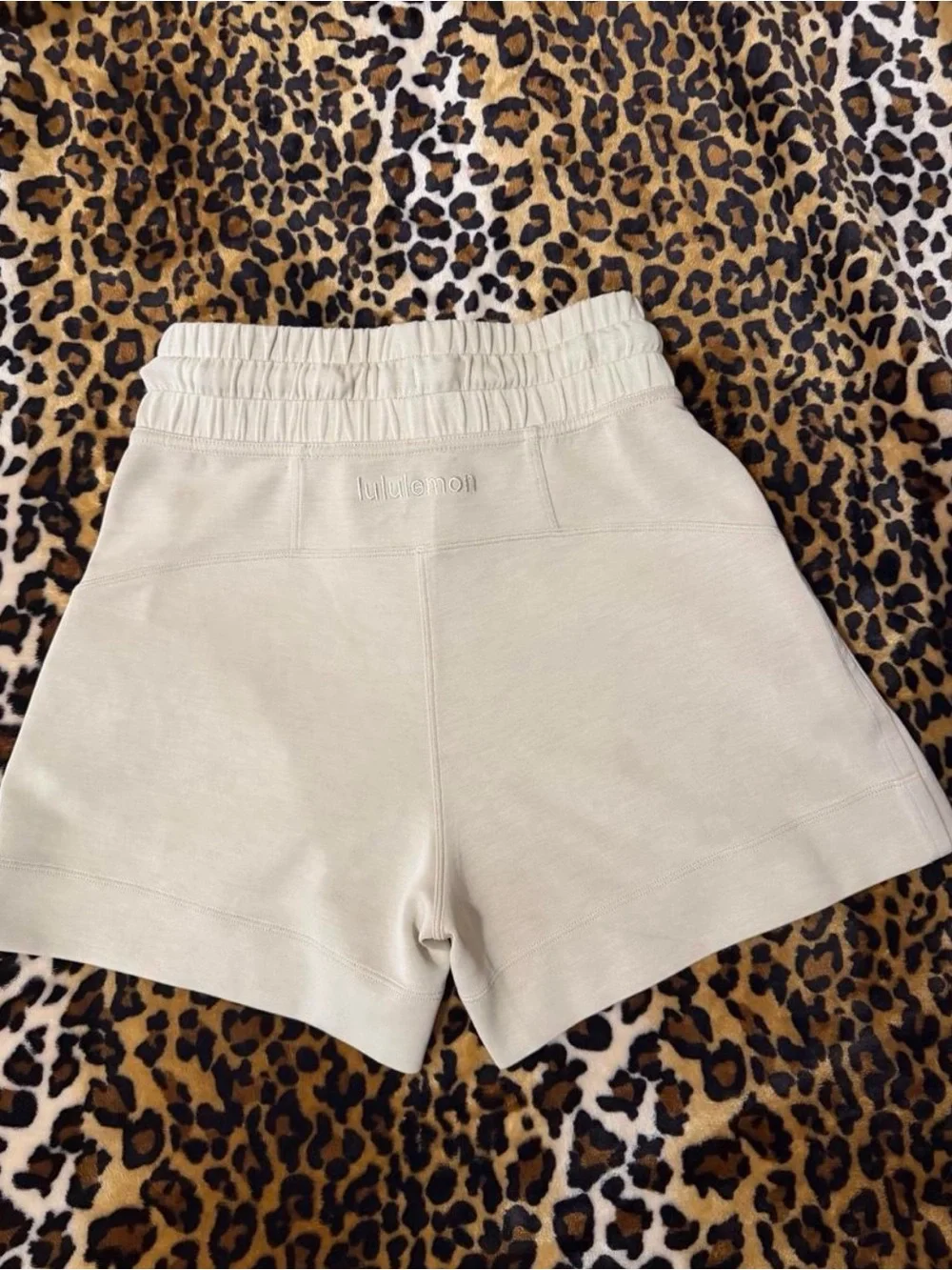 lululemon athletica  Pale Beige Athletic Shorts